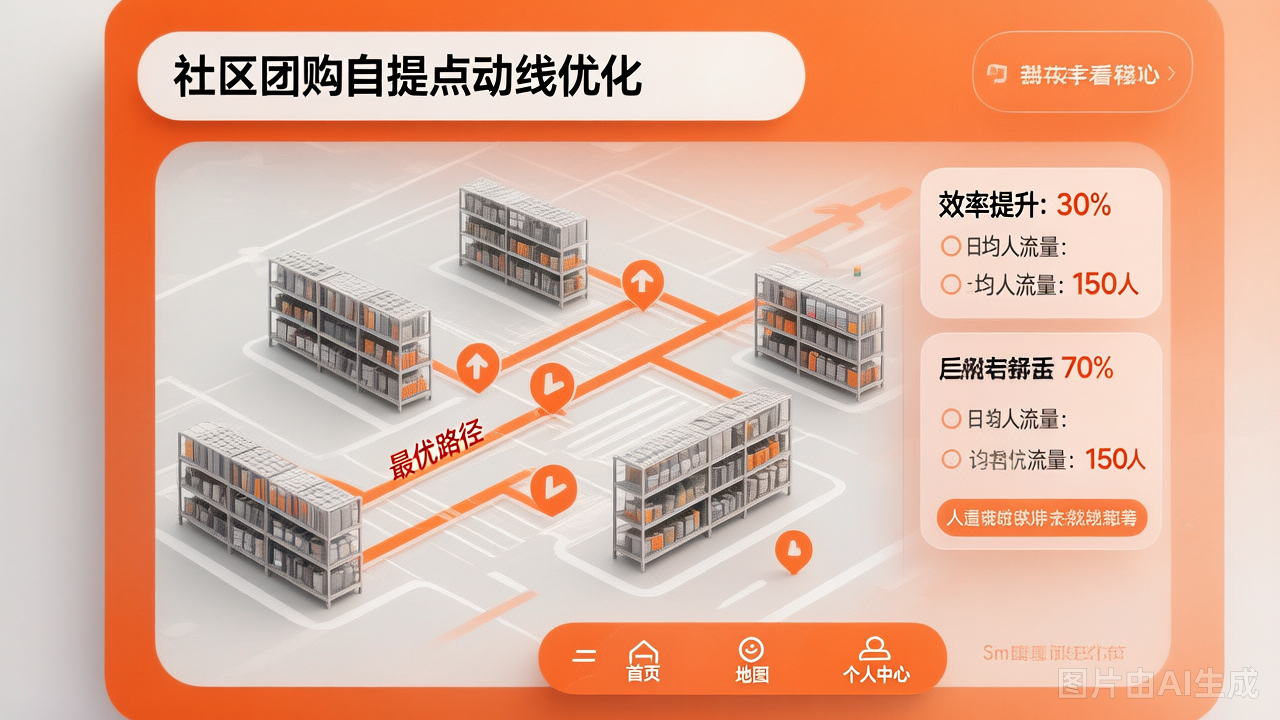 社区团购自提点的场景动线优化